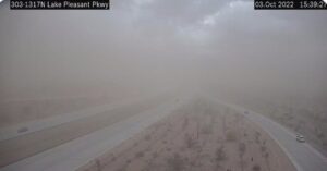 PHOTO View Of Tornado That Hit Williams Arizona From North Lake Pleasant Parkway