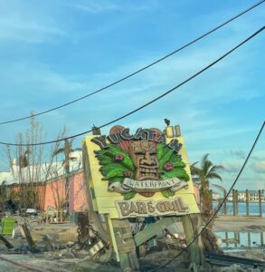 PHOTO What's Left Of Yucantan Bar and Grill In Matlacha Florida After Hurricane Ian