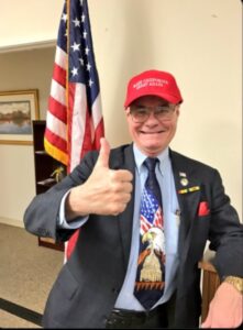 PHOTO Anderson Lee Aldrich's Grandpa Wearing A Make America Great Again Hat And Is A Trump Supporter