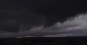 PHOTO Close Up Of Tornado Touching Down In Bassfield Mississippi