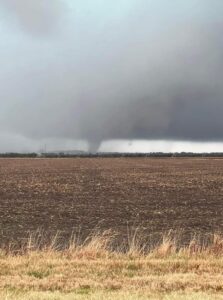 PHOTO Close Up Of Tornado Touching Down In Paris Texas For The First Time Friday