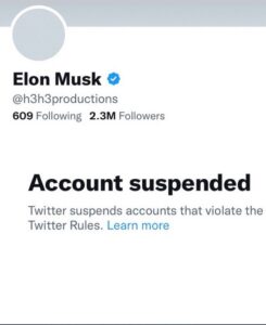 PHOTO Dictator Elon Musk Personally Banned Parody Account Making Fun Of His Ties To Jeffrey Epstein