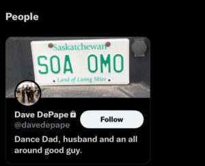 PHOTO Dude With Same Name As Dave Depape Just Wants To Dance And Be A Dad In Canada