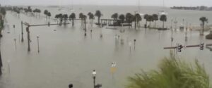 PHOTO Historic District In Downtown Saint Augustine Florida Underwater By 10 Feet And Everything Is Flood Damaged
