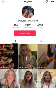 PHOTO Kaylee Goncalves Ironically Watched TrueCrime Videos On TikTok Before Her Death