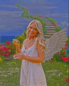 PHOTO Madison Mogen With Angel Wings Smiling In Heaven