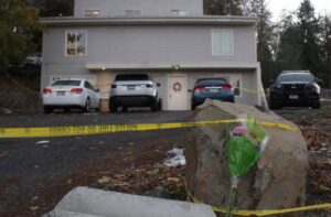 PHOTO Of Kaylee Goncalves Car Still Parked Outside House Where She Was Murdered As Police Investigate