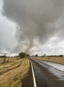 PHOTO Of Tornado Touching Down In Greenview Texas