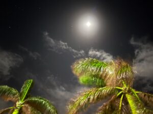 PHOTO Remarkable Clear Skies In Some Areas As Hurricane Nicole Made Landfall On North Hutchinson Island Florida