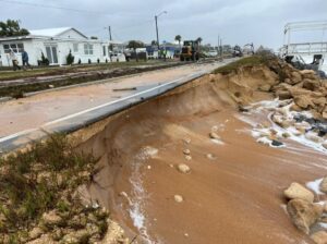 PHOTO The Entire Road Above Flagler Beach In Florida Collapsed And Crumbled Into The Ocean