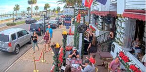 PHOTO Tini Martini Bar In St Augustine Florida Was Not Damaged By Hurricane Nicole And Is Back Open Serving Customers