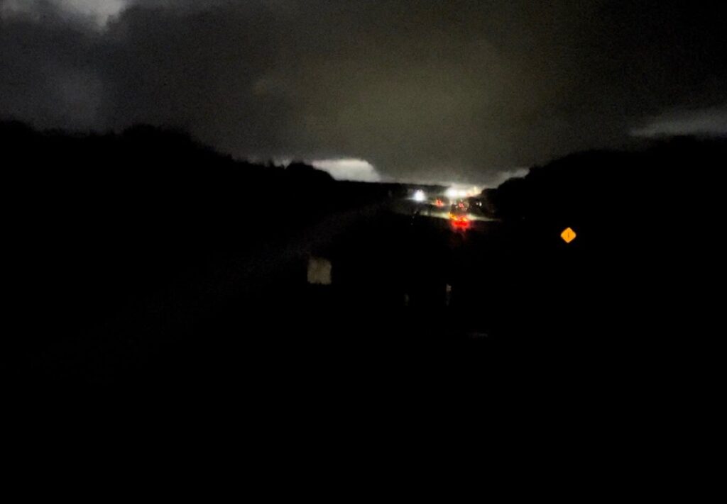 PHOTO Tornado Crossing I30 In New Boston Texas Like It's Nothing