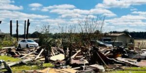 PHOTO Tornado Damage Down Highway 98 All The Way To Highway 30 In New Boston Texas