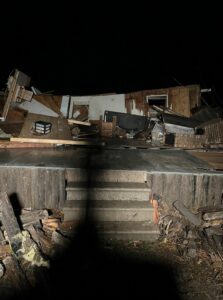 PHOTO Tornado Leveled House To The Ground In Caldwell Parish Louisiana