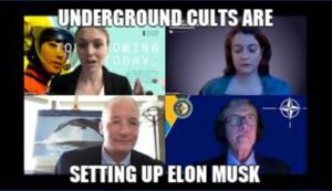 PHOTO Underground Cults Are Setting Up Elon Musk Meme