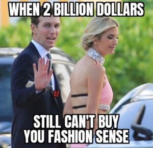 PHOTO When 2 Billion Dollars Still Can't Buy You Fashion Sense Ivanka Trump Dress Meme