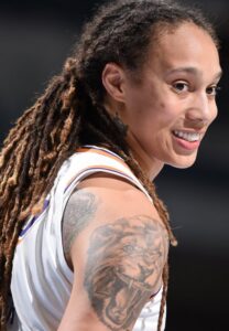 PHOTO Close Up Of Brittney Griner's Giant Lion Tattoo With Teeth On Her Shoulder