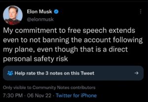 PHOTO Elon Musk Says He Wouldn't Ban The Tracking Of His Plane On Twitter Even Though It Was A Direct Personal Safety Risk