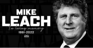 PHOTO In Loving Memory Of Mike Leach 1961-2022 RIP