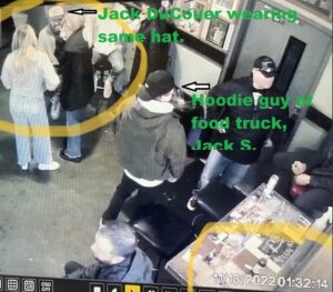 PHOTO Jack DuCoeur Was Wearing Same Hat Night He Was With Kaylee And Maddie Jack D Was Sitting On Stool Across Room Talking To The Two Girls Confirms DuCoeur Was At Bar With Them