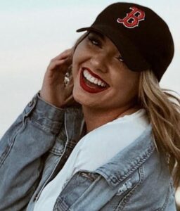 PHOTO Kaylee Goncalves In A Boston Redsox Hat