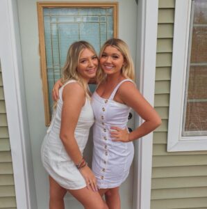 PHOTO Kaylee Goncalves In A White Dress Her Freshman Year Of College At University Of Idaho