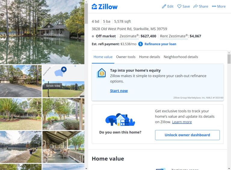 PHOTO Mike Leach Has Very Modest House Worth Only 627K On A Lake And 3