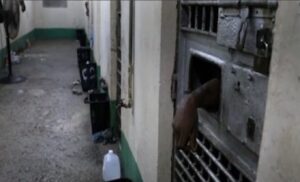 PHOTO Of Prison Sam Bankman-Fried Is Currently In The Bahamas Has Very Dirty Floors And Rusty Old Metal Cells