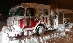 PHOTO Proof Every Fire Truck Was Stuck In The Snow On Christmas Day In Buffalo During Blizzard