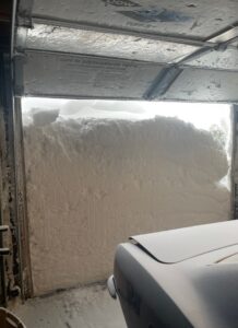 PHOTO Resident Of Cheektowaga Had Entire Garage Door Blocked By Snow Up To The Top