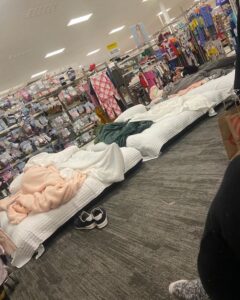 PHOTO Target In Cheektowaga Setup Beds Inside Store With Essentials For Families Stranded