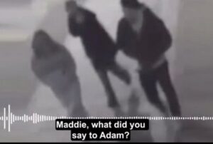 PHOTO Screenshot Of The Moment Kaylee Goncalves Asks Maddie Mogen What Did You Say To Adam While They Are Walking