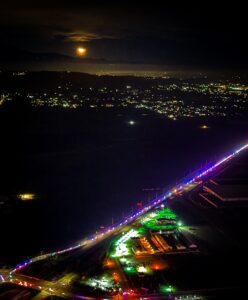 PHOTO 215 Freeway Lit Up With Law Enforcement Officers With Lights And Sirens On To Escort