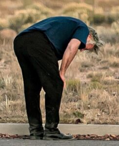 PHOTO Alec Baldwin With Hands On His Knees After Movie Set Incident