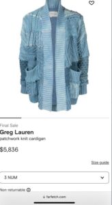 PHOTO Blue Sweater Shannon Sharpe Wore To Lakers Game Is On Sale For $5.8K