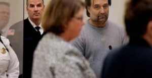 PHOTO Brian Walshe Hopelessly Looking At His Attorney While Facing Murder Charge In Court