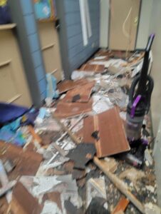 PHOTO Inside Crosspoint Christian Daycare In Selma Alabama After Tornado Struck It