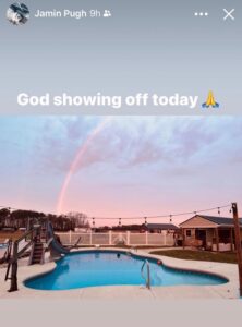 PHOTO Jay Briscoe Literally Said God Was Showing Off From Rainbow He Saw Before He Died