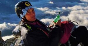 PHOTO Julian Sands Always Wears A Helmet With A Backpack When Hiking