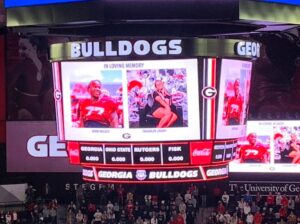 PHOTO Moment Of Silence At Georgia Gymnastics Meet For Devin Willock And Chandler LeCroy