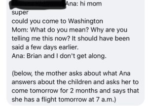 PHOTO Of The Last Text Message Between Ana Walshe And Her Mother Before She Went Missing Was Concerned About Not Getting Along With Brian