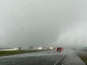 PHOTO Of Tornado Crossing Over Highway 73 In Taylor Landing Texas