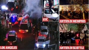 PHOTO Of Violence In LA NYC Memphis And Seattle And Antifa During Tyre Nichols Protests