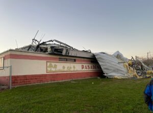 PHOTO Pasadena Texas Animal Shelter Damaged By Tornado