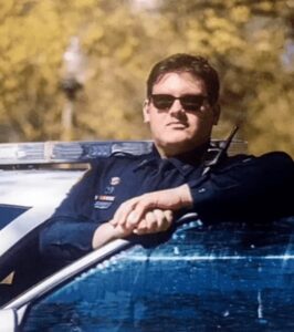 PHOTO Preston Hemphill Looking Like A Boss Standing Above His Police Car Door