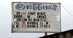 PHOTO Reggie Bar Where Madison Brooks Frequented Had 50 Cent Shot Night On Their Sign