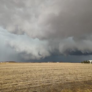 PHOTO Rotating Wall Cloud NE Of Williamsburg Iowa