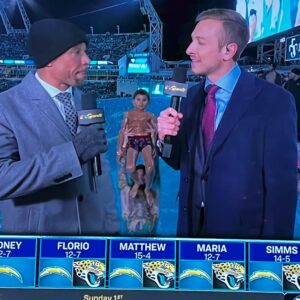 PHOTO The Most Jacksonville Thing You've Ever Seen During Jags-Chargers NBC Saturday Football Pre-Game Show