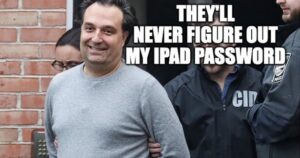 PHOTO They'll Never Figure Out My iPad Password Brian Walshe Smirking Meme