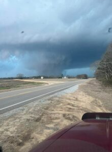 PHOTO View Of Tornado That To Touched Down From Highway 143 Between Deatsville And Marbury Alabama